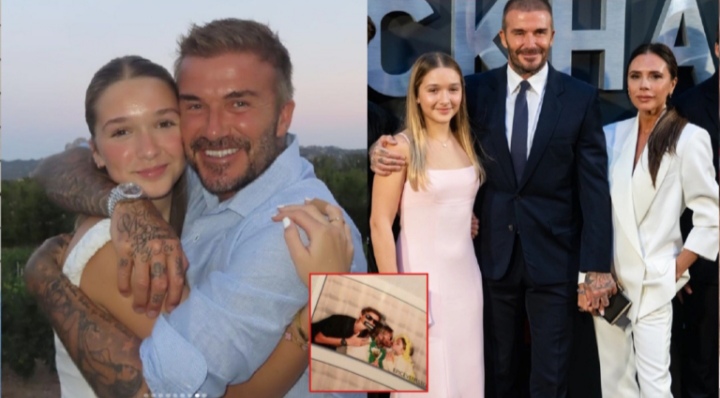 David Beckham’s wife Victoria shared, “I always tell him that his grown daughter needs to behave more properly, but he always pampers her, even…see more