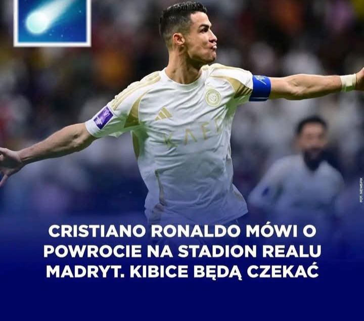 Cristiano Ronaldo mówi o powrocie na stadion Realu Madryt. Kibice będą czekać